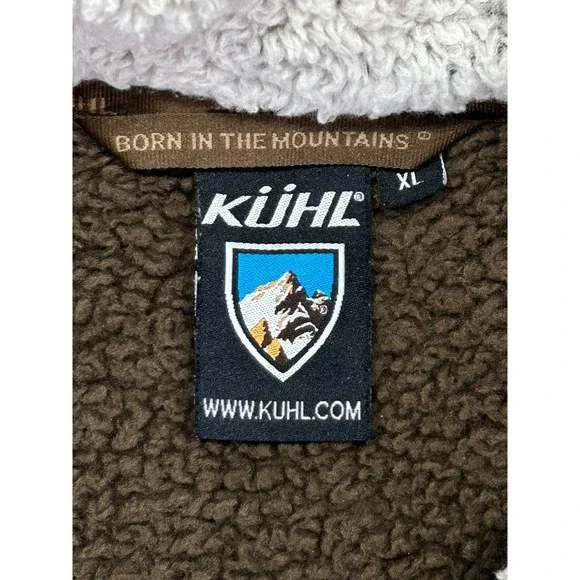 KUHL Men's XL Fleece Jacket Deep Pile Full Zip Outdoor Wear - Picture 4 of 7